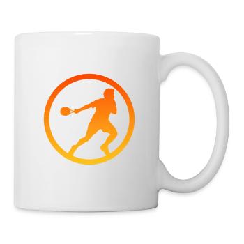 Joueurs de squash Joueurs de squash - Mug blanc - blanc - Droite