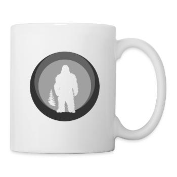 Lochness Yeti Big foot - Mug - white - Right