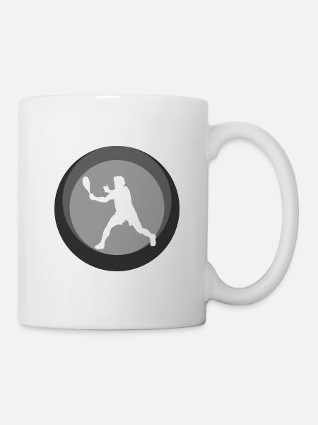 Raquettes de squash Squash Squash Raquettes de squash - Mug blanc - blanc