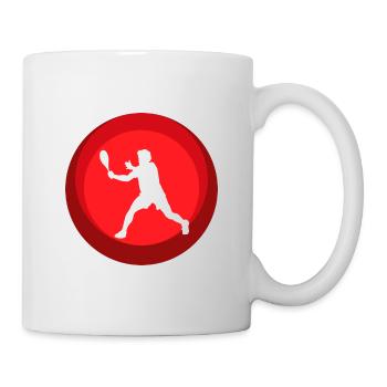 Squash Rackets Squash Squash Players - Mug - white - Right