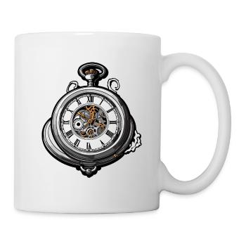 Clock / Movement / Time / Hands / Time / Antique - Mug - white - Right