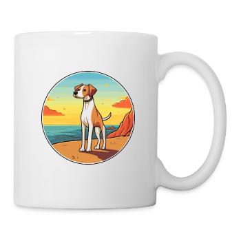 Alano Español Hund Rasse Cartoon Kawaii Clipart Hund - Tasse - Weiß - Rechts
