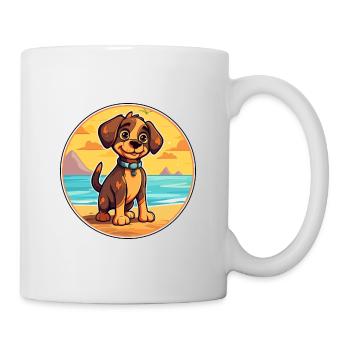 Cao De Seo Miguel Dog Breed Cartoon Kawaii - Mug - white - Right