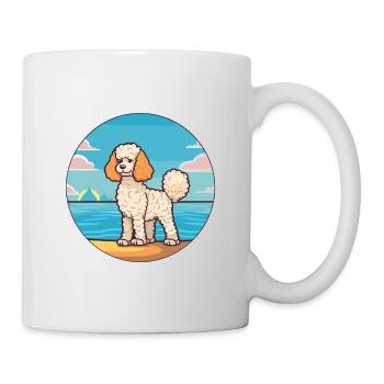 Schnurpudel Hund Rasse Cartoon Kawaii Clipart Hund - Tasse - Weiß - Rechts