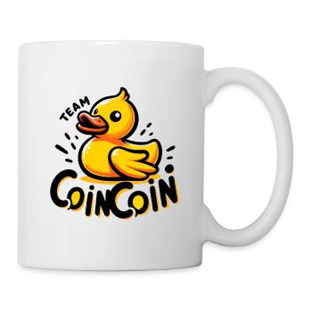 Ente Geschenk Humor Mann - Tasse - Weiß - Rechts