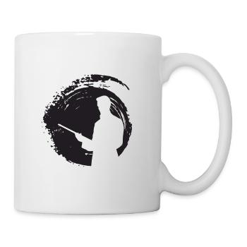 Billardkugel Billardkugel Billardspieler - Tasse - Weiß - Rechts