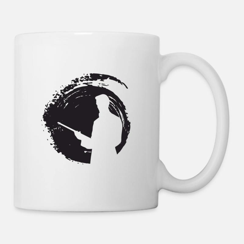 Boule de billard Boule de billard Joueur de billard - Mug blanc - blanc