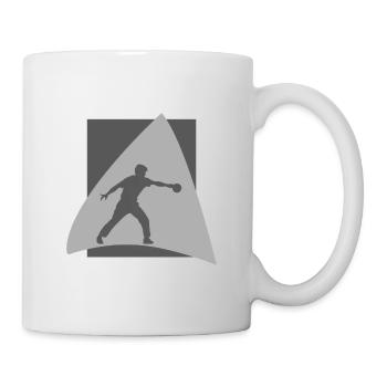 Tennis Tischtennis Tischtennis - Tasse - Weiß - Rechts