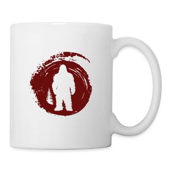 Yeti Bigfoot Bigfoot Lochness - Tasse - Weiß - Rechts