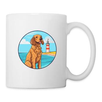 fauve de bretagne hunderasse cartoon kawaii clipart - Tasse - Weiß - Rechts