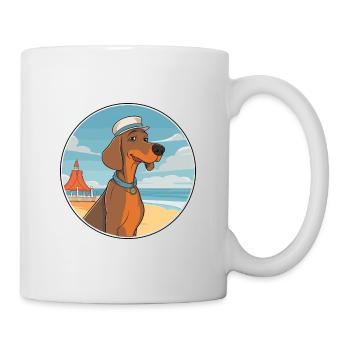 Hannover Hund Rasse Cartoon Kawaii Clipart Hund - Tasse - Weiß - Rechts