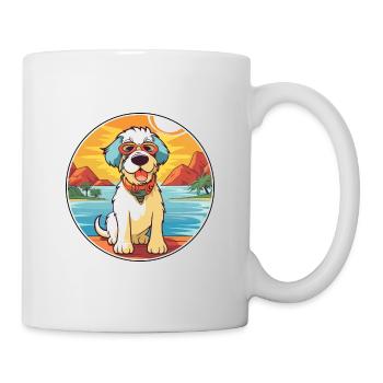 Kyi Leo Hund Rasse Cartoon Kawaii Clipart Hund Haustier - Tasse - Weiß - Rechts