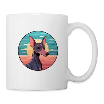 mexikanisch haarlose hunderasse cartoon kawaii clipart - Tasse - Weiß - Rechts