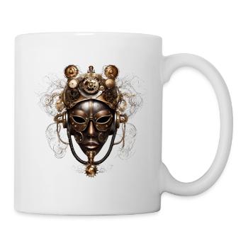 Victorian Steampunk Mask - Mug - white - Right