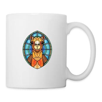 Camel Colorful Watercolor Animal Pet Illustration - Mug - white - Right