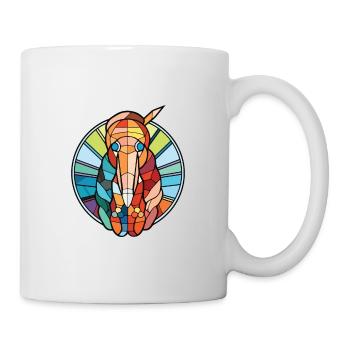 Shrimp Colorful Watercolor Animal Pet Illustration - Mug - white - Right