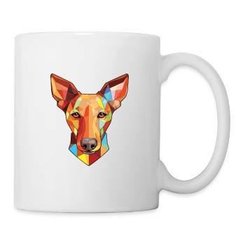 Pharaoh Hound Dog Colorful Watercolor Animal Pet - Mug - white - Right