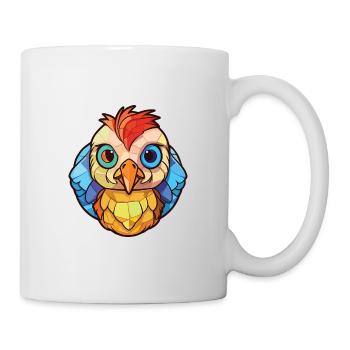 Baby Chicken Colorful Watercolor Animal Cartoon - Mug - white - Right