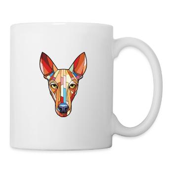 Pharaoh Hound Dog Colorful Watercolor Animal Pet - Mug - white - Right