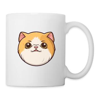 Exotic Shorthair Cat Cartoon Watercolor Clipart - Mug - white - Right