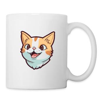 Brazilian Shorthair Cat Cartoon Watercolor Clipart - Mug - white - Right