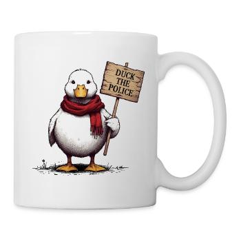 Duck the Police - Mug - white - Right