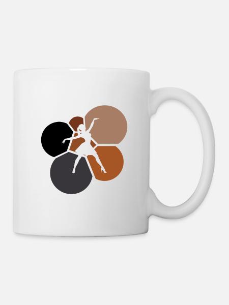 Danseuse de ballet Danseuse de ballet Ballet - Mug blanc - blanc