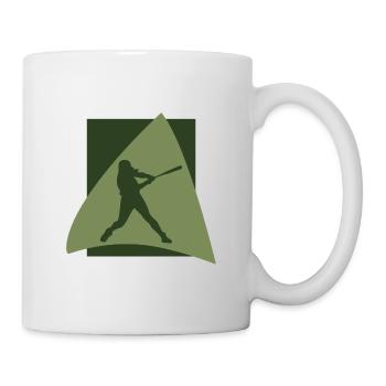 Baseball Softball Bat Baseball - Mug - white - Right