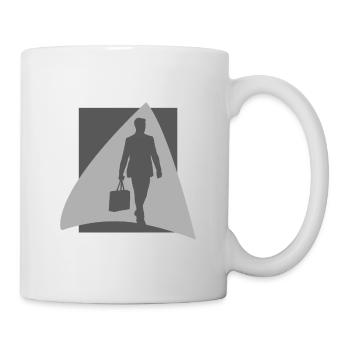 Börse Bänker Banken - Tasse - Weiß - Rechts
