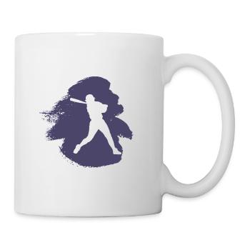 Baseball Softball Joueurs de softball - Mug blanc - blanc - Droite