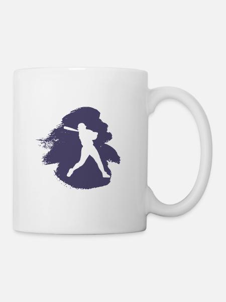 Baseball Softball Softball Spieler - Tasse - Weiß