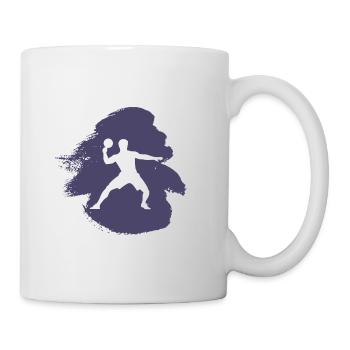 Table tennis ball Table tennis player Table tennis - Mug - white - Right