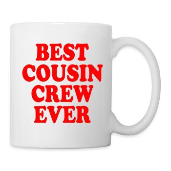 Best cousin crew ever - Mug - white - Right