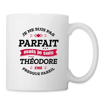 THÉODORE PARFAIT - PRENOM THÉODORE - Mug blanc - blanc - Droite