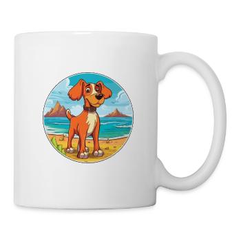 Prazsky Krysarik Dog Breed Cartoon Kawaii Clipart - Mug - white - Right
