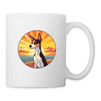 Ratte Terrier Hund Rasse Cartoon Kawaii Clipart Hund - Tasse - Weiß - Rechts