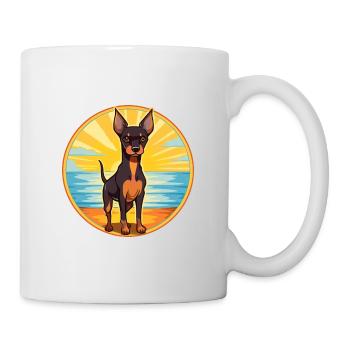 Jouet Manchester Terrier Chien Race Cartoon Kawaii - Mug blanc - blanc - Droite