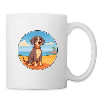 Tosa Hund Rasse Cartoon Kawaii Clipart Aquarell - Tasse - Weiß - Rechts