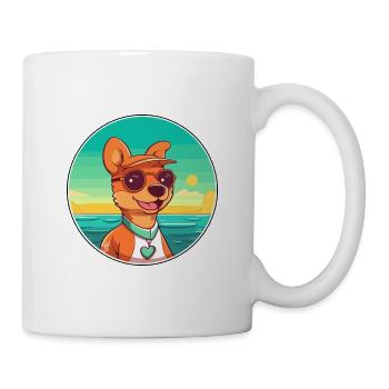 Volpino Italiano Hunderasse Cartoon Kawaii Clipart - Tasse - Weiß - Rechts