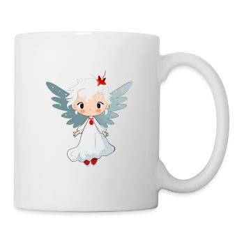 Mily der Weihnachtsengel - Tasse - Weiß - Rechts