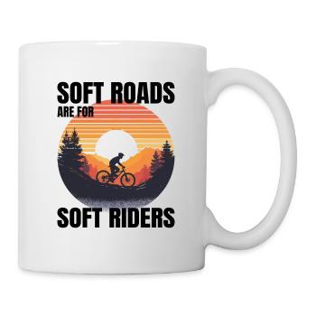 Scenic Gravel Riding Sunrise Soft Roads Not for Us - Mug - white - Right