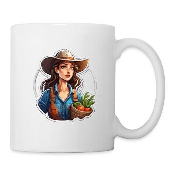Farmer / Farmer / Farm / Harvest / Woman - Mug - white - Right