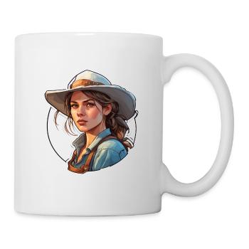 Farmer / Farmer / Farm / Harvest / Woman - Mug - white - Right