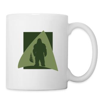 Yéti Big foot Bigfoot Yéti - Mug blanc - blanc - Droite