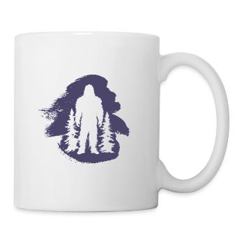 Big foot Yeti Lochness Big foot - Tasse - Weiß - Rechts