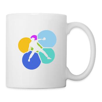 Tischtennisspieler Tennis Table Tennis - Tasse - Weiß - Rechts