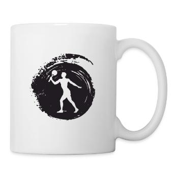 Beachball Beachball Tennis - Tasse - Weiß - Rechts