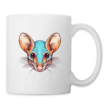 Elephant Shrew Colorful Watercolor Cartoon Kawaii - Mug - white - Right