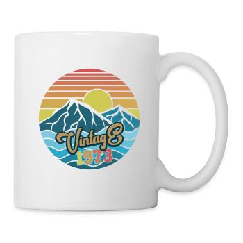 1973 Vintage - Tasse - Weiß - Rechts