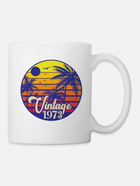 Vintage 1973 - Tasse - Weiß